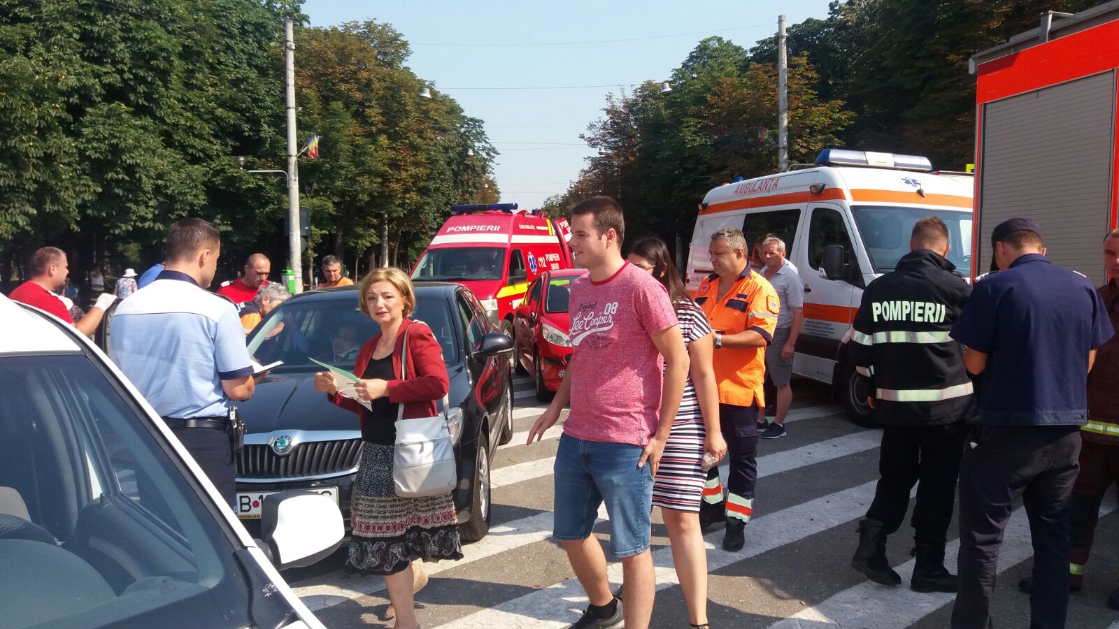 Accident la Gara de Sud. În zonă se circula cu dificultate