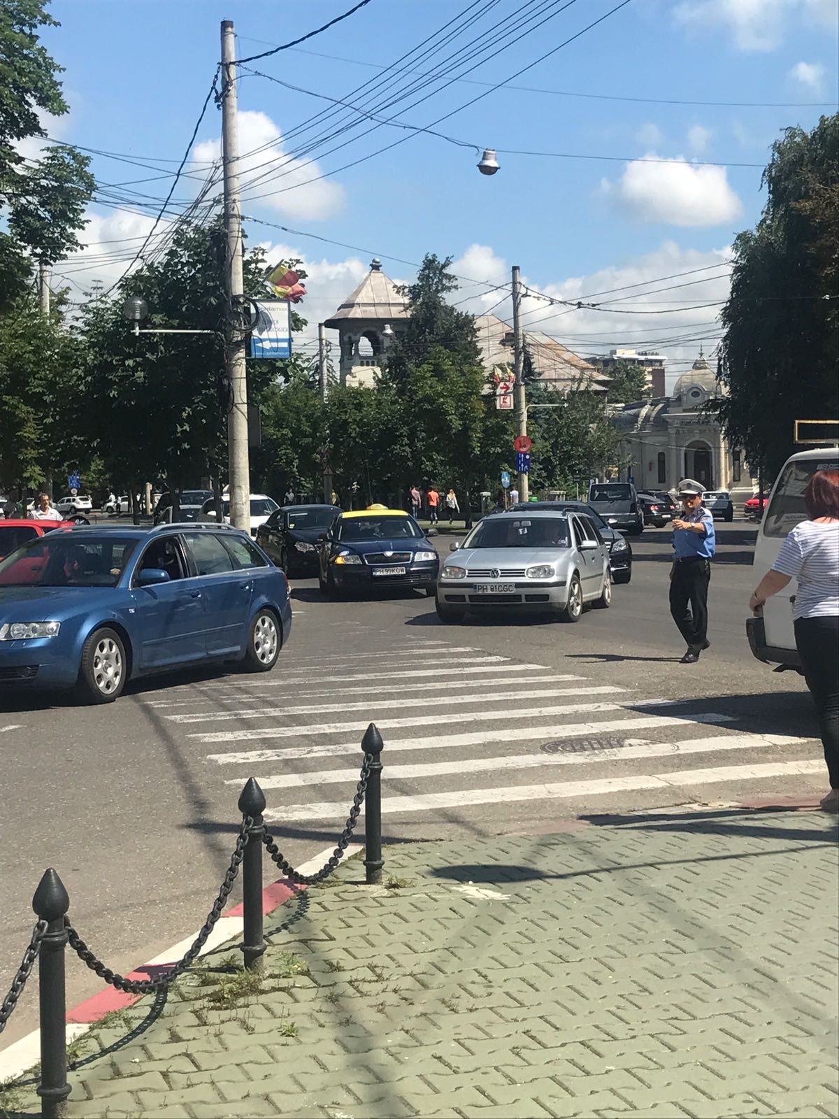 Trafic de coşmar în centrul oraşului