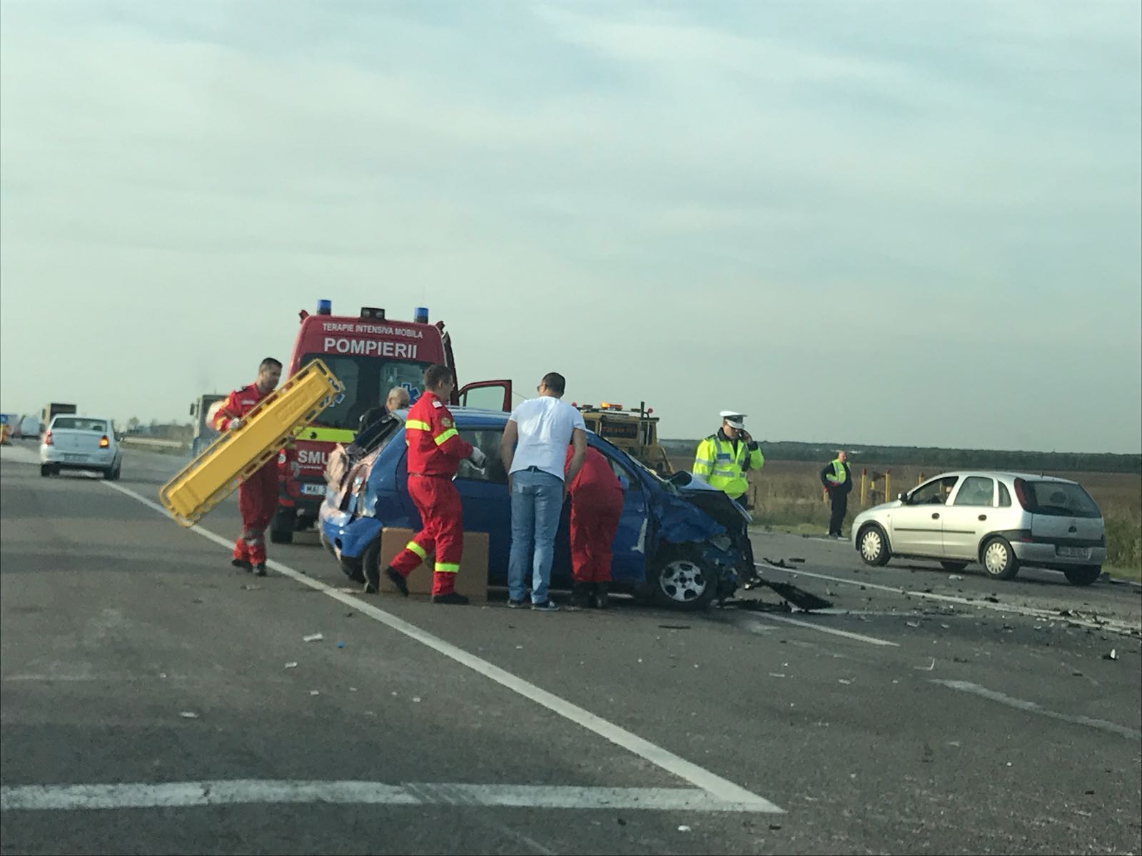 Accident pe Centura de Vest! Cum se circulă