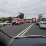 Accident rutier extrem de grav la Potigrafu. Un copil este încarcerat şi este în stare gravă/ FOTO