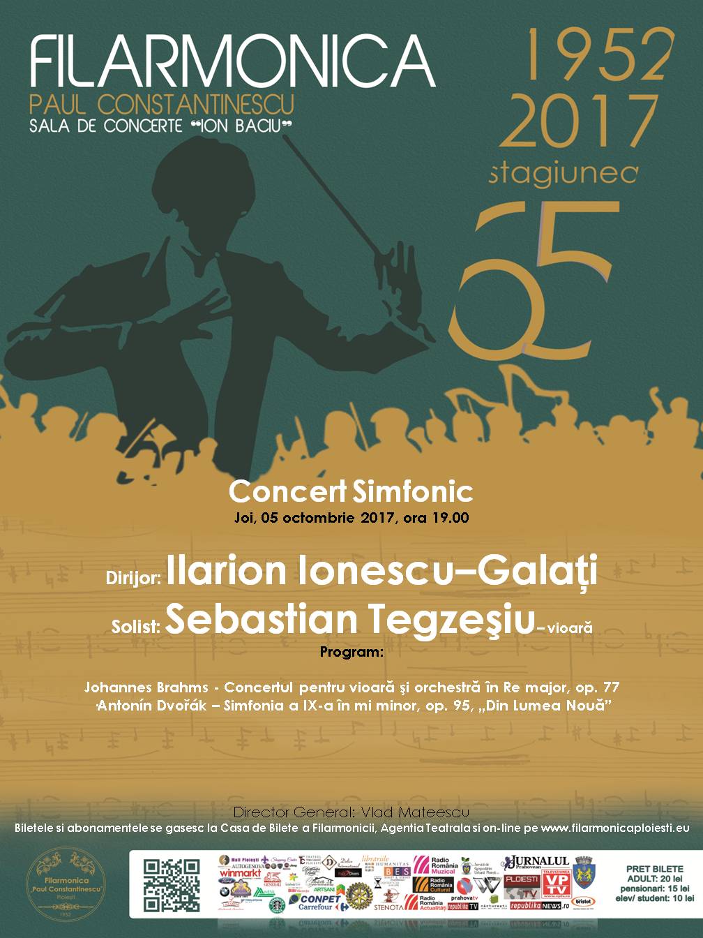 Concert aniversar dedicat maestrului Ilarion Ionescu Galați