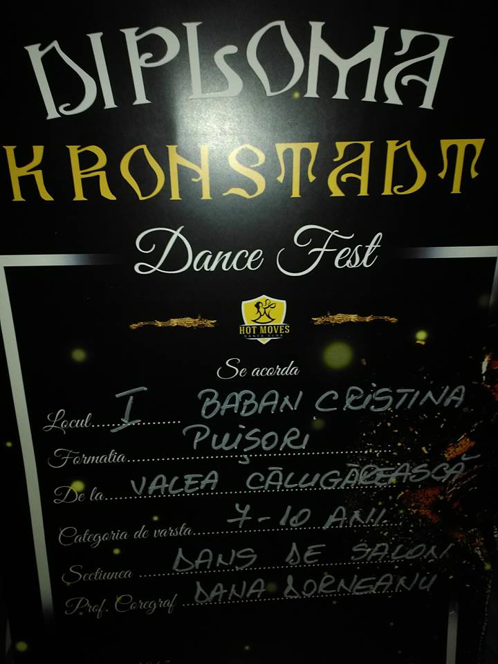 Dansatoare din Valea Călugărească, locul I la Kronstadt Dance Fest de la Braşov