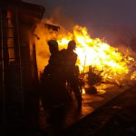 FOTO/ VIDEO/ Imagini cutremurătoare cu incendiul de la Poienarii Burchii