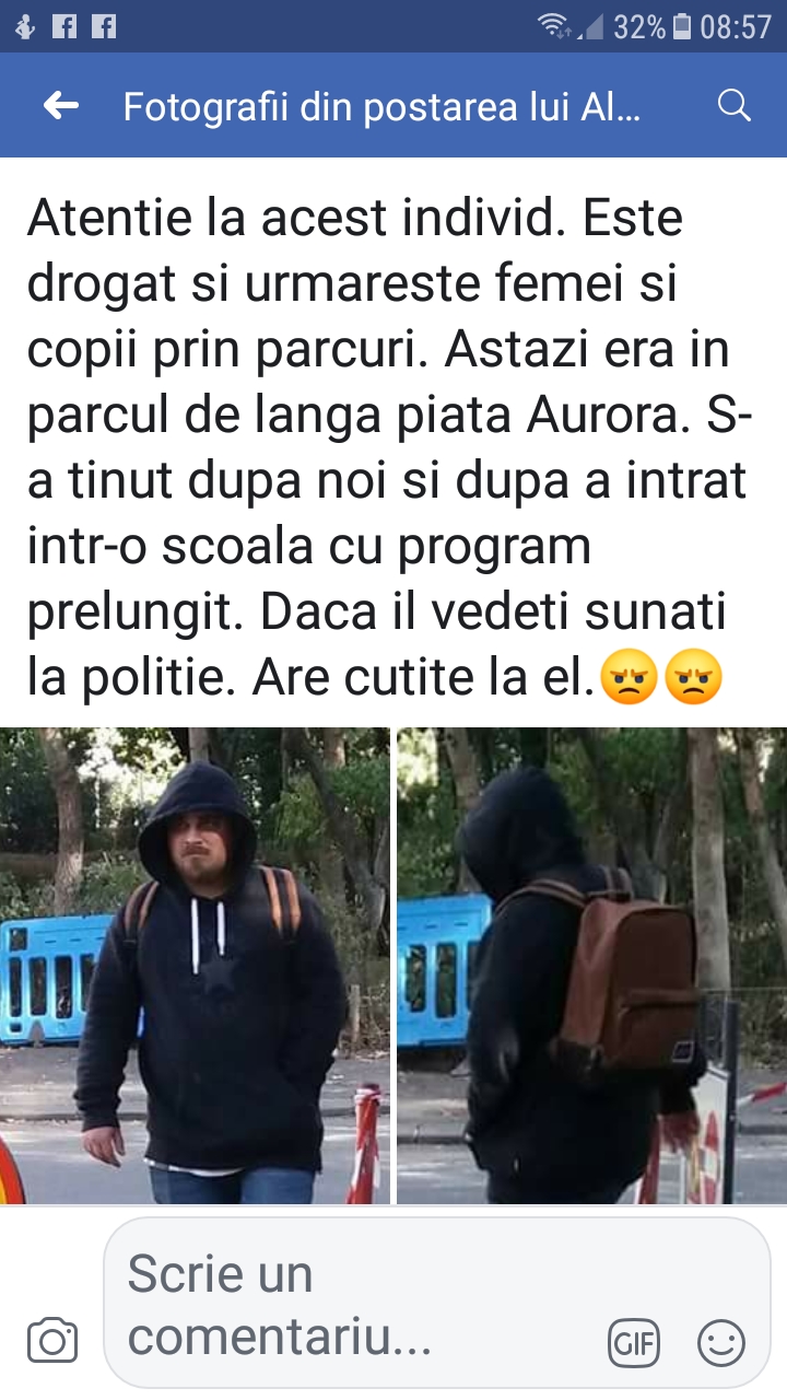 drogat, sursa Facebook