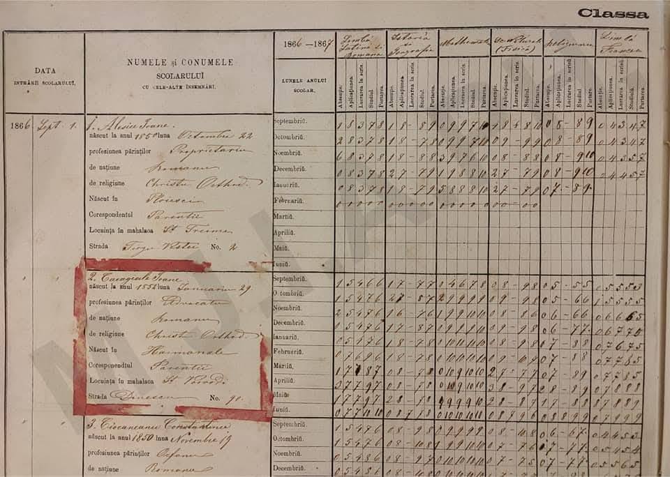 Catalogul lui Caragiale