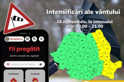 Atenționare meteo