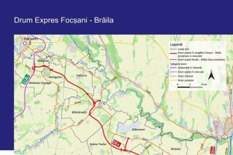 drum express focsani - braila