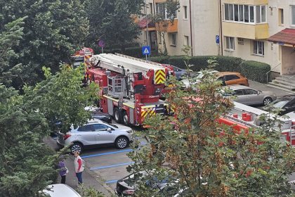 Explozie urmată de incendiu