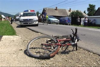 Biciclist mort pe DN1