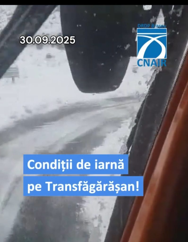 Se circulă în condiţii de iarnă