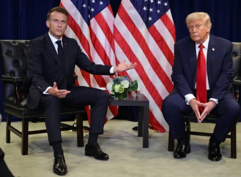 trump macron