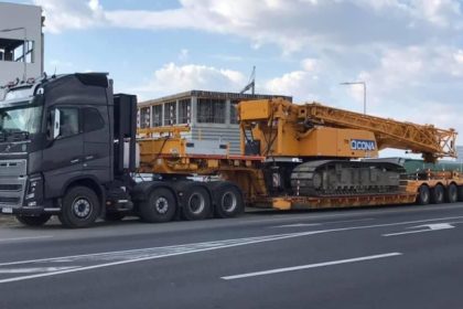 Transporturi agabaritice pe drumurile din România!