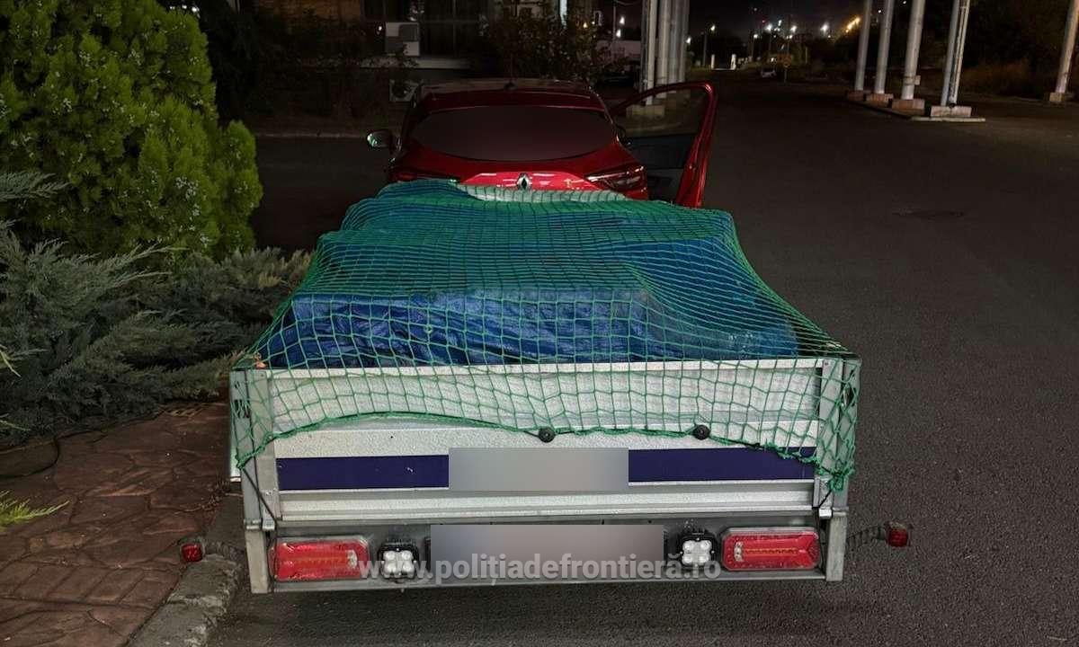 Remorcă neînmatriculată