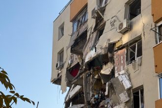 Blocul afectat de explozie Rahova