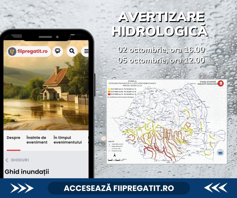 AVERTIZARE HIDROLOGICĂ