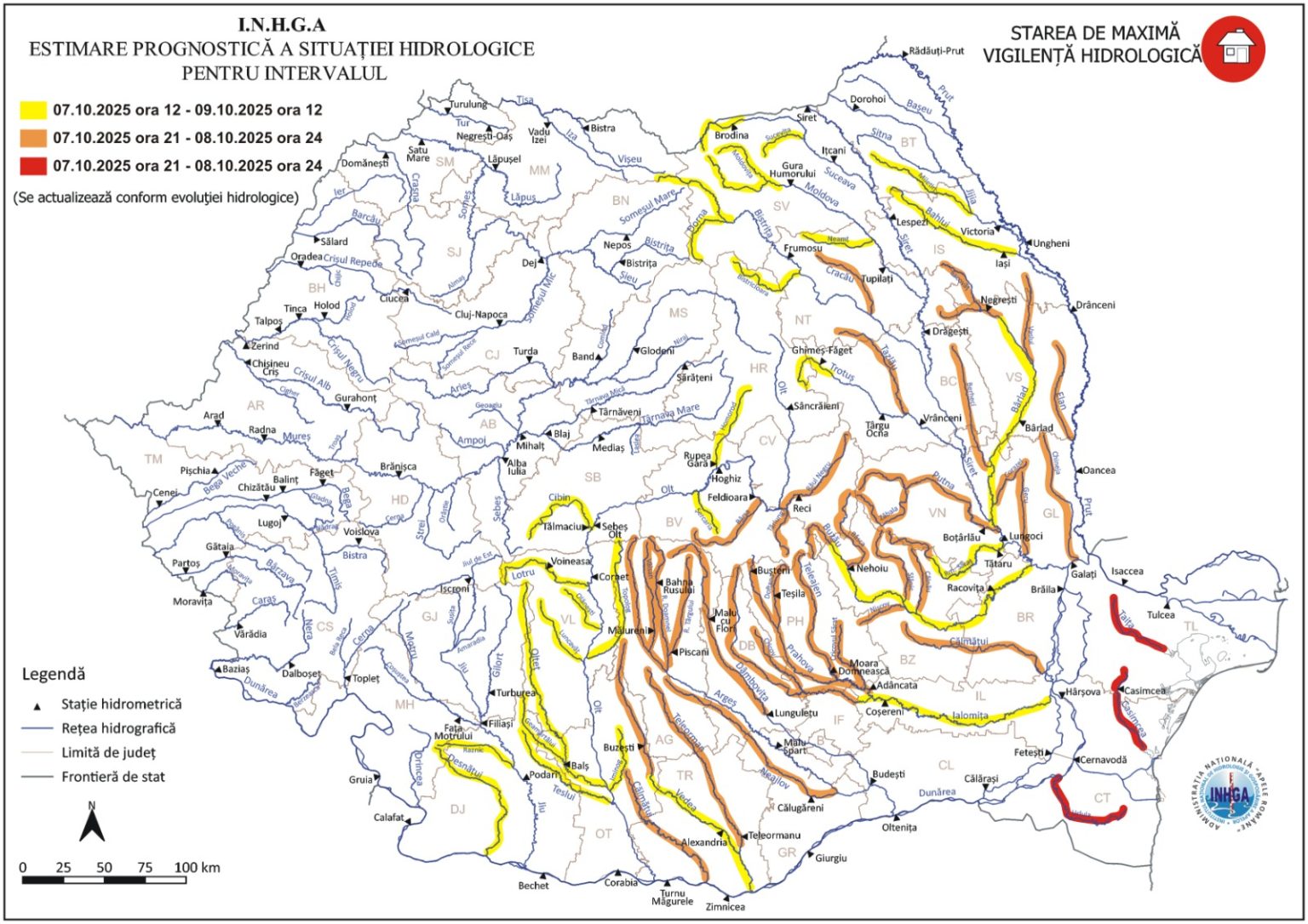 Cod roșu pe râurile din Dobrogea și sudul țării!