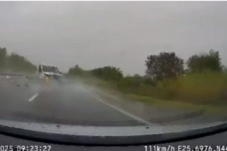 Cascadorie cu platforma auto pe A1