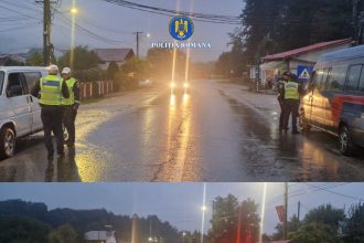 Razie cu efective mărite! Polițiștii au acționat în forță pentru siguranța publică