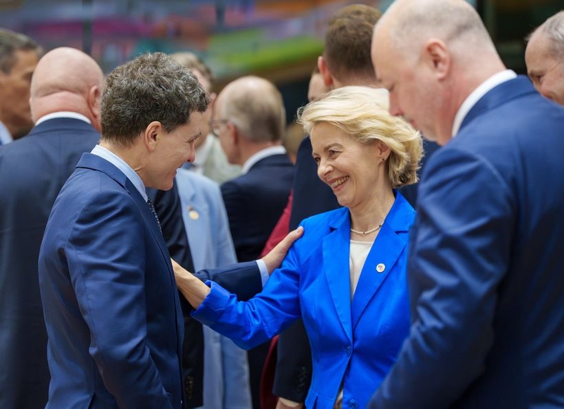 nicusor dan ursula von der leyen