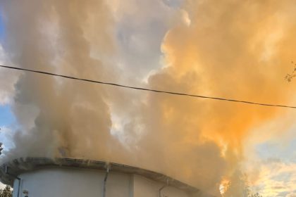 Incendiu la o biserică din Poienarii Burchii