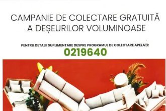 Campanie de colectare gratuită a deșeurilor voluminoase