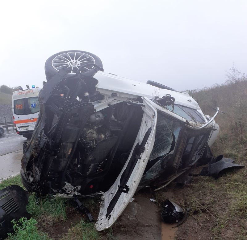Accident rutier grav pe DJ236