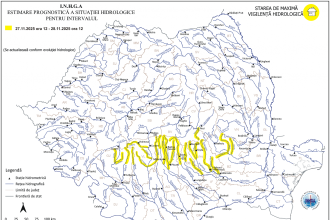 COD GALBEN DE INUNDAȚII ÎN SUD ȘI CENTRU