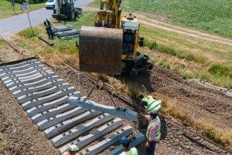 Lucrări la calea ferată