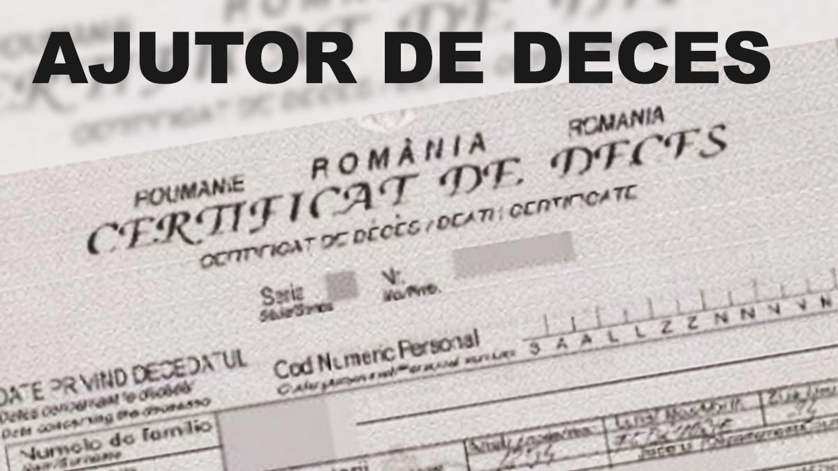Ajutorul de deces în 2025