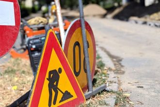 Trafic blocat pe Bulevardul Nicolae Bălcescu