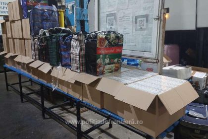 Captură uriașă de țigări