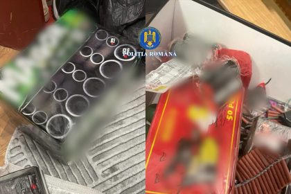 200 kg de articole pirotehnice