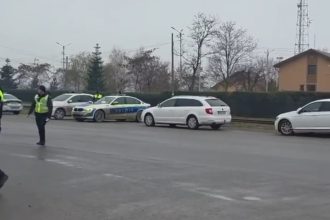 Acțiune rutieră în desfășurare