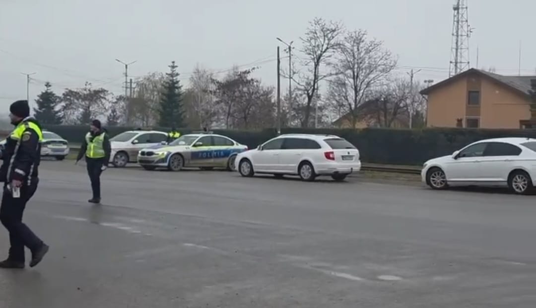 Acțiune rutieră în desfășurare