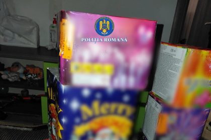 Aproape 350 kg de articole pirotehnice,