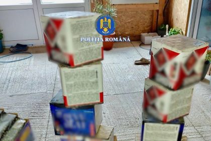 Aproximativ 200 de kilograme de articole pirotehnice