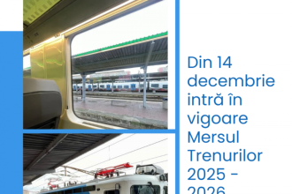 Noul Mers al Trenurilor 2025-2026