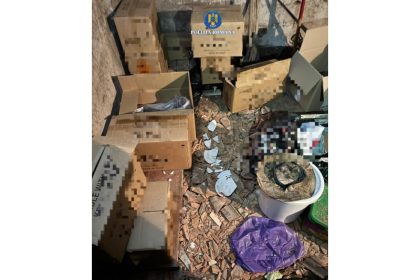 650 de kilograme de articole pirotehnice