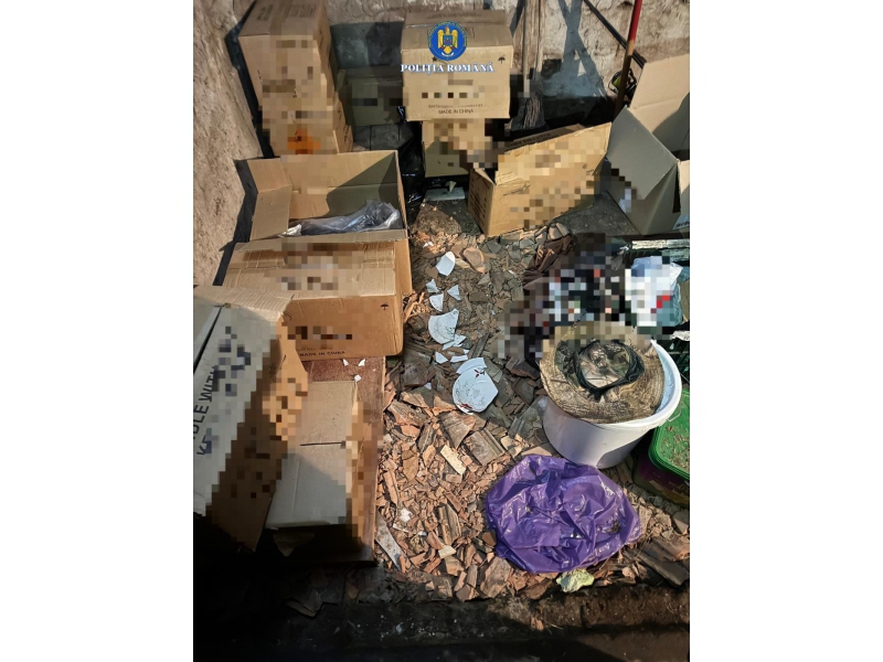 650 de kilograme de articole pirotehnice