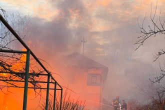 Incendiu la Dumbrăvești