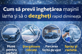Cum să previi înghețarea mașinii