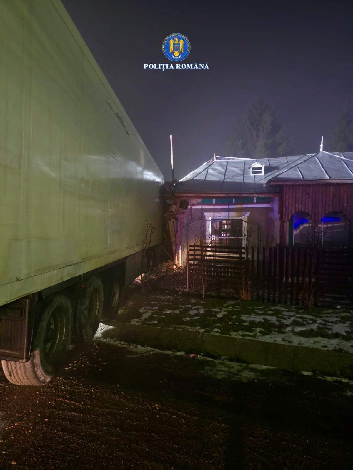 TIR scăpat de sub control