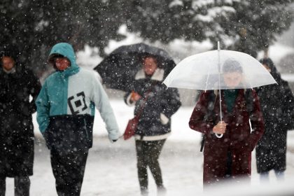 Cod portocaliu de ploi și ninsoare