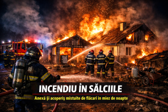 Incendiu în Sălciile