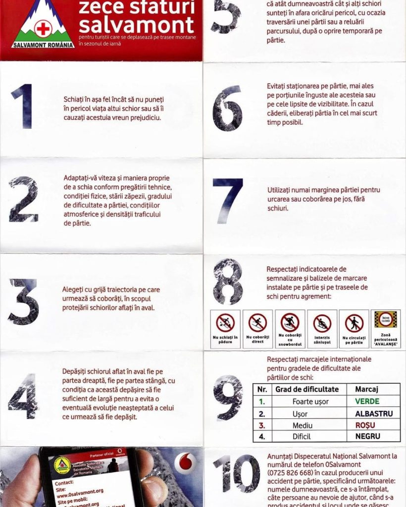 Siguranța pe pârtie