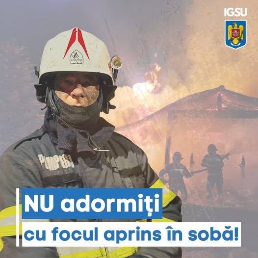 Nu dormiți cu focul aprins