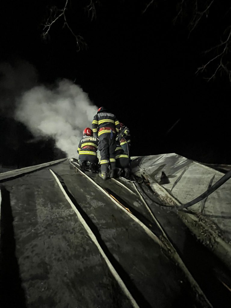 Incendiu în Șirna