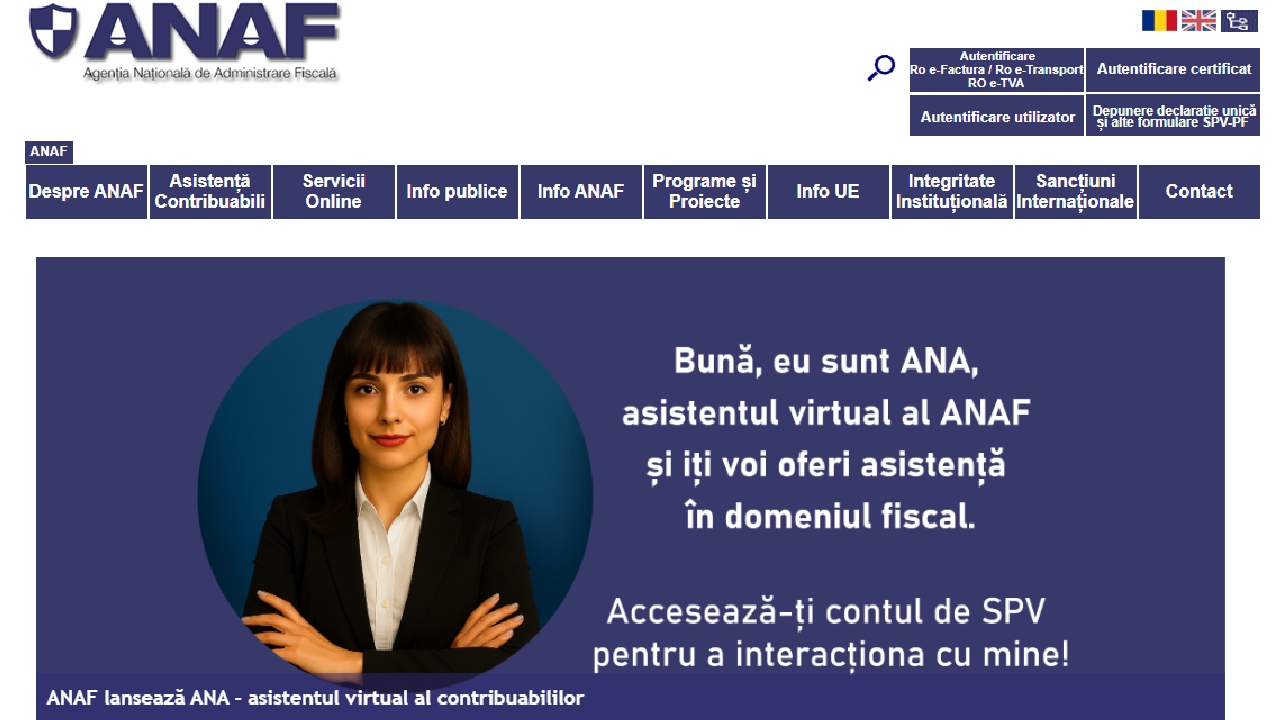 Primul chatbot fiscal