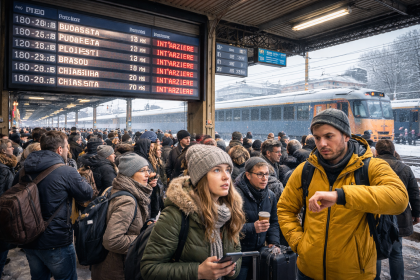 Trenuri întârziate