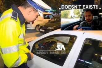 ânăr fără permis prins la volan